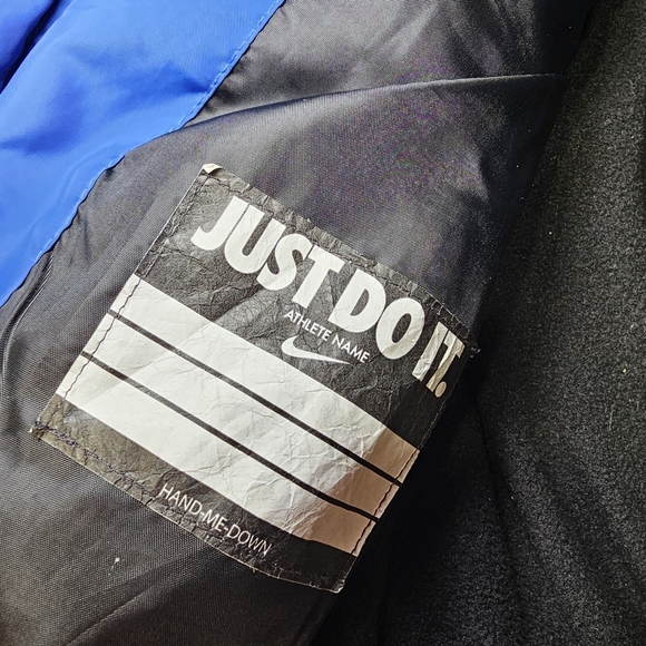 Nike Toddler Blue Long Sleeve Pockets Full Zip Puffer Jacket Size 2T - Picture 4 of 5